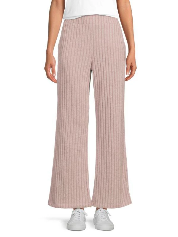 Andrew Marc Ribbed Wide-Leg Pants 1
