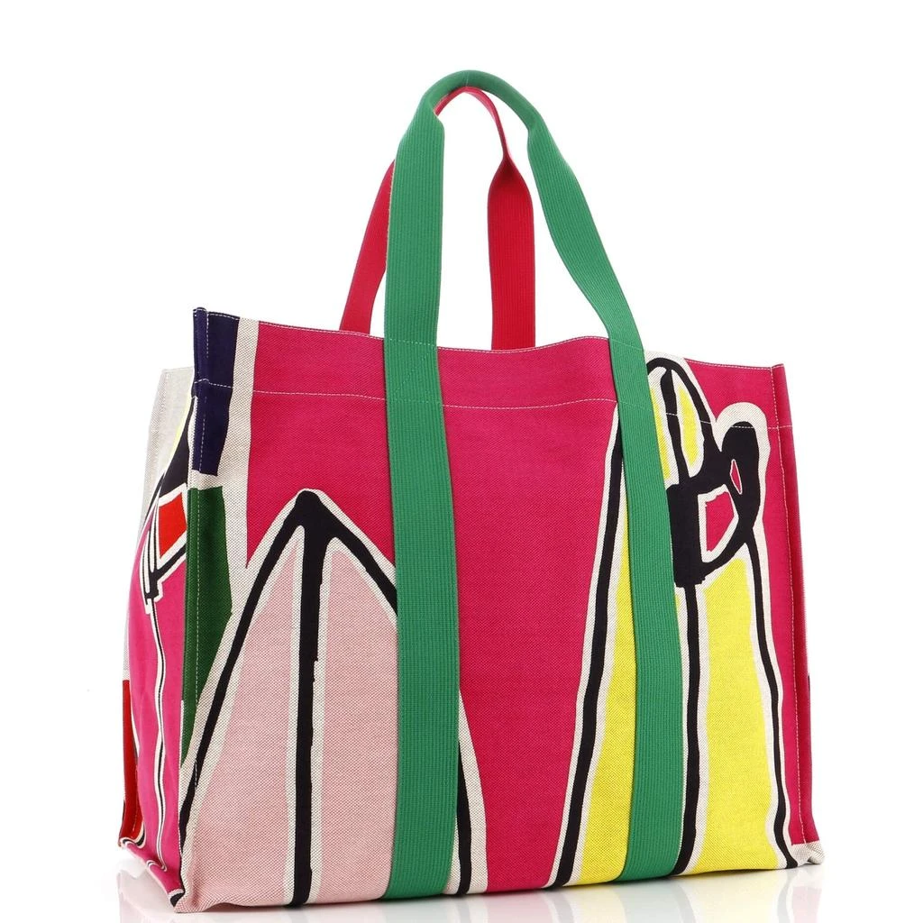 Hermes Beach Bag Printed Toile Maxi 3