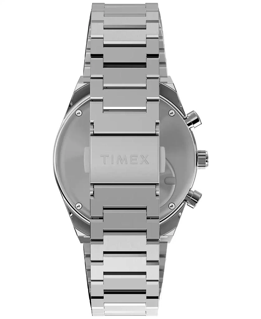 Timex Men's Analog Silver-Tone Stainless Steel Watch, 40mm 4