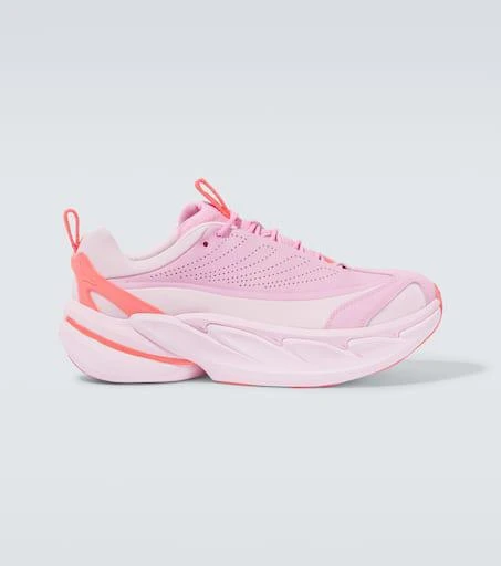 Hoka One One Elevon X leather and mesh sneakers 1