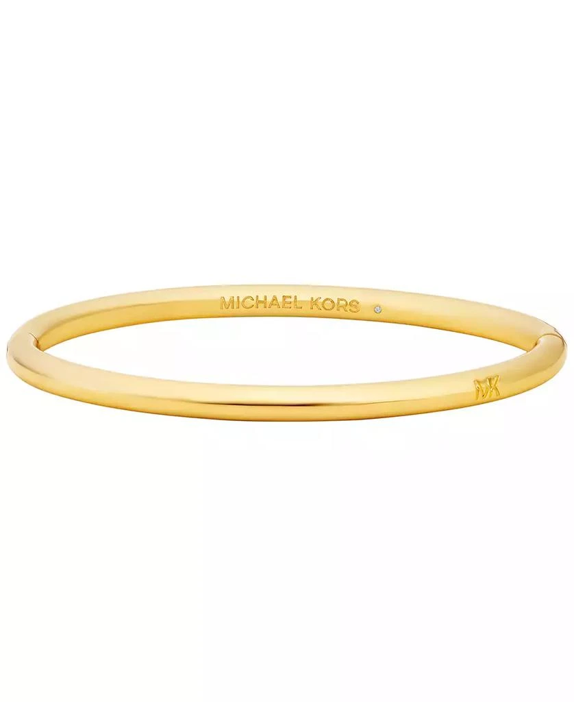 Michael Kors 14K Gold-Plated Brass Bracelet and Earrings Set 2