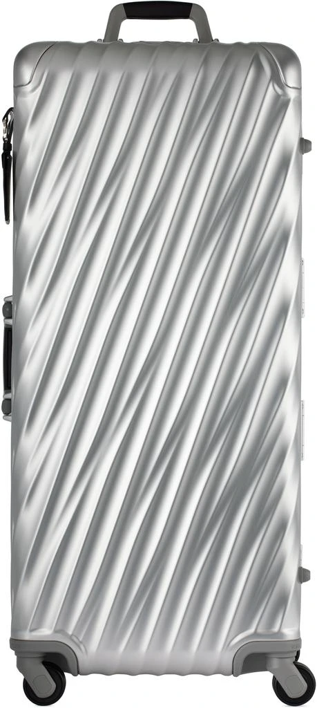Tumi Silver 19 Degree Aluminum Rolling Trunk Suitcase 1