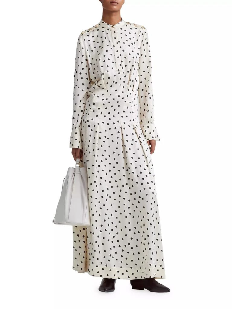 Altuzarra Felicia Polka-Dot Silk Maxi Dress 2