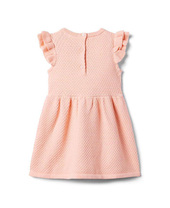 Janie and Jack Girls' Pink Sweater Dress- Little Kid, Big Kid