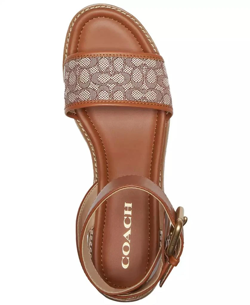 Coach Women's Katherine Espadrille Wedge Sandals 4