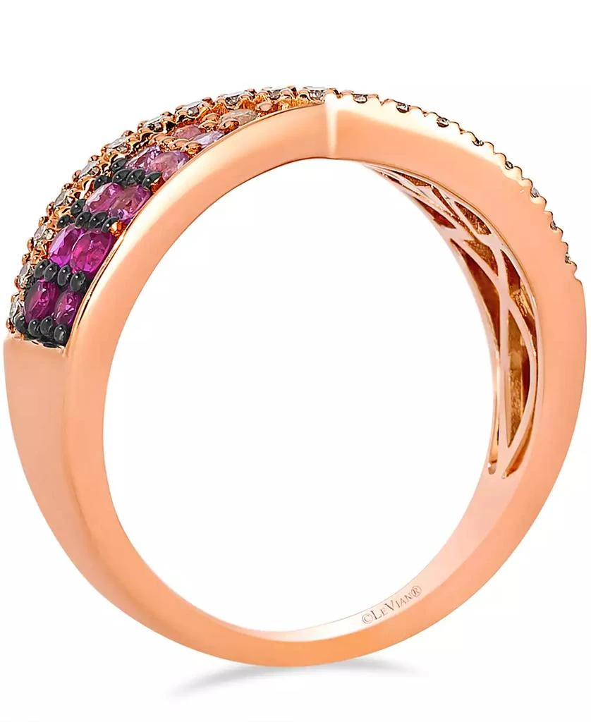 Le Vian White Sapphires (0.05 ct. t.w.), Pink Sapphire (0.66 ct. t.w.), and Nude Diamond (0.19 ct. t.w.) Ring in 14k Strawberry Gold 2