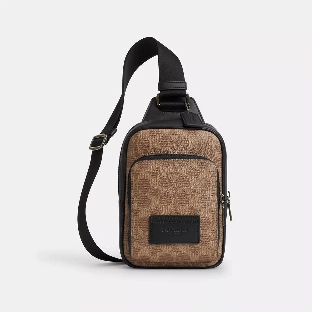 Coach Racer Sling Pack In Signature 1