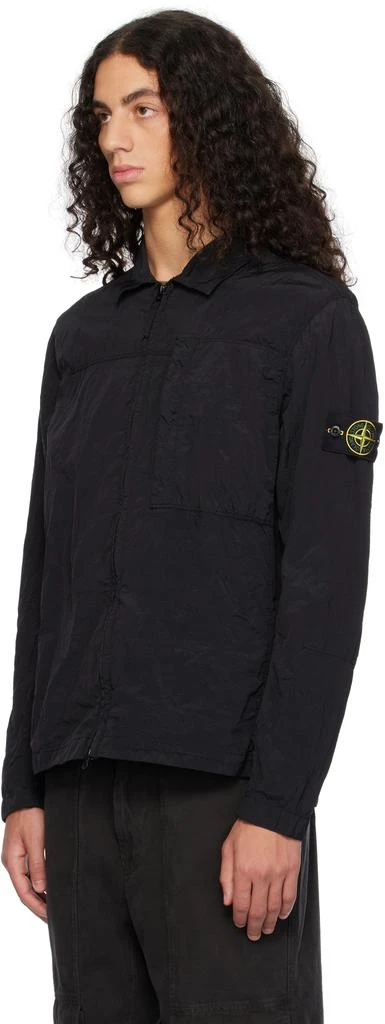 Stone Island Black 11819 Nylon Metal ECONYL Overshirt 4