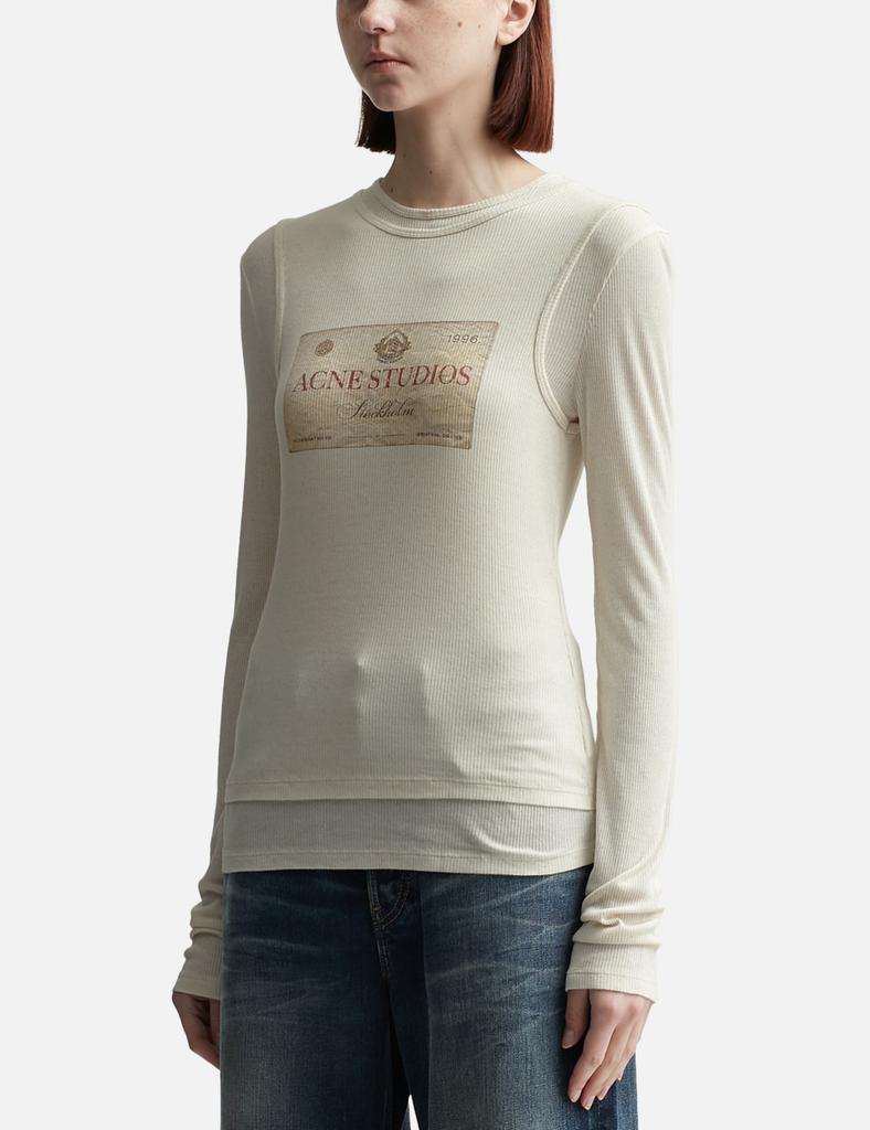Acne Studios Double-layered Long Sleeve T-shirt