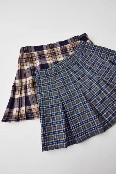 Urban Renewal Urban Renewal Vintage Plaid Pleated Mini Skirt