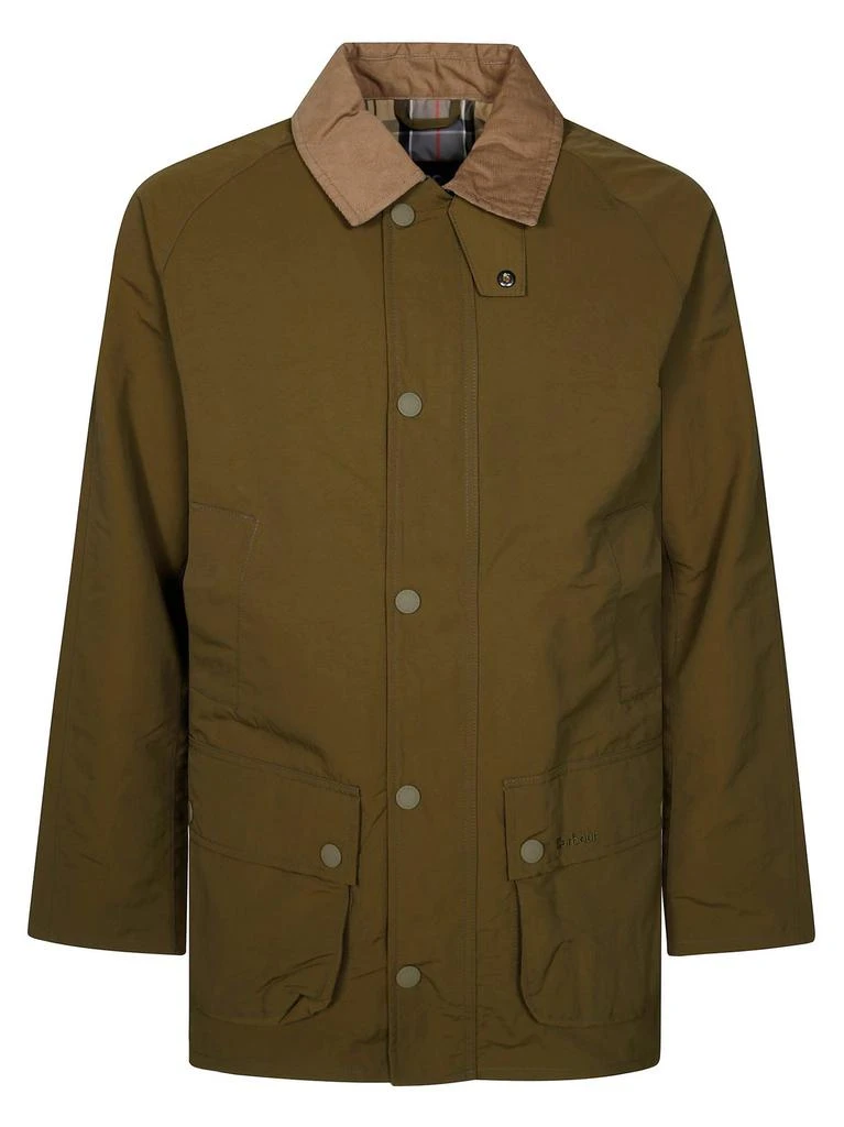 Barbour Barbour Logo Embroidered Long Sleeved Jacket 1