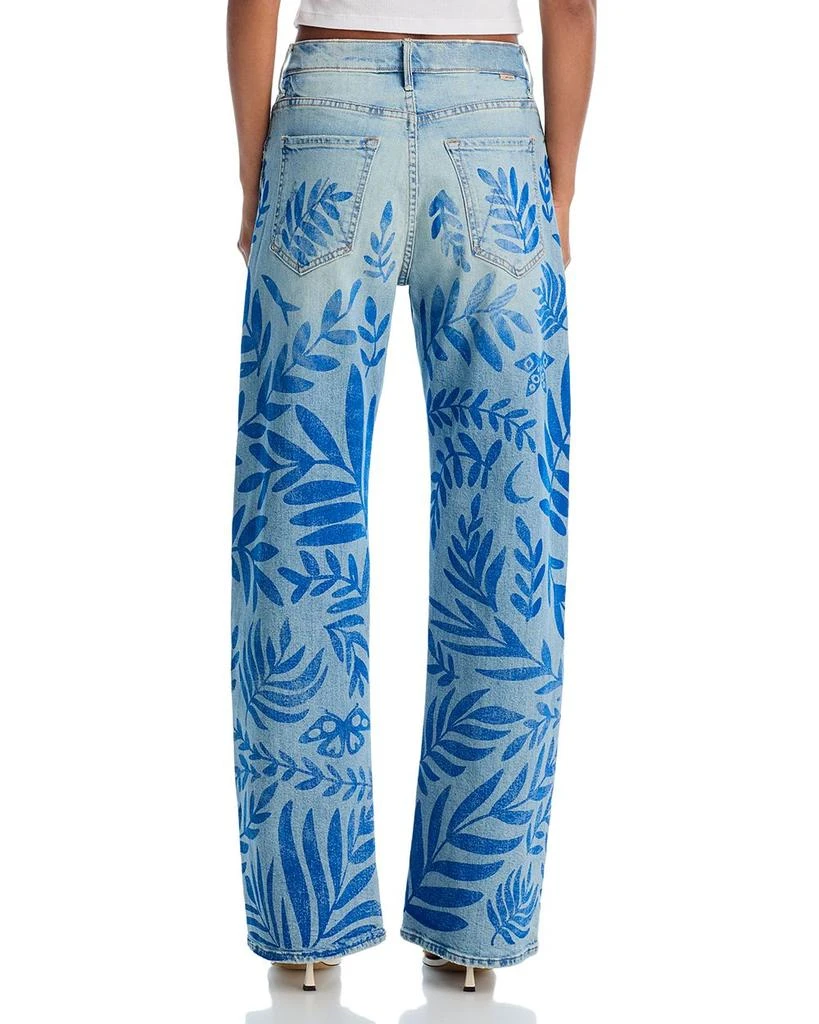 MOTHER The Lasso Sneak Jeans in Pressed Leaves 3