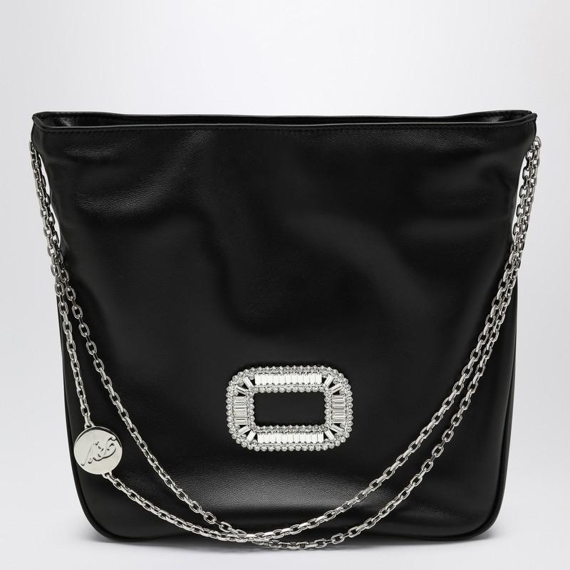 【送関込】Roger Vivier☆Pilgrim Pocket Mini Clutch Roger Vivier Pilgrim Pocket Black Leather Mini Clutch | ModeSens