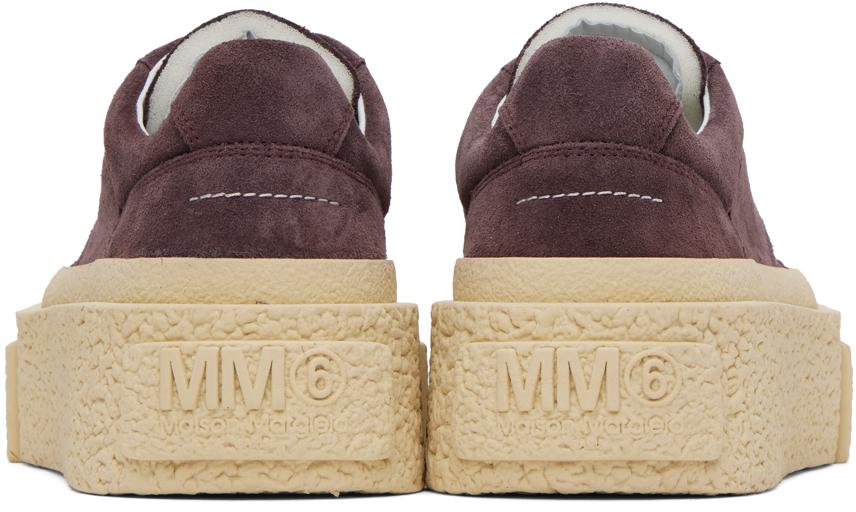 MM6 Maison Margiela Purple Platform Sneakers