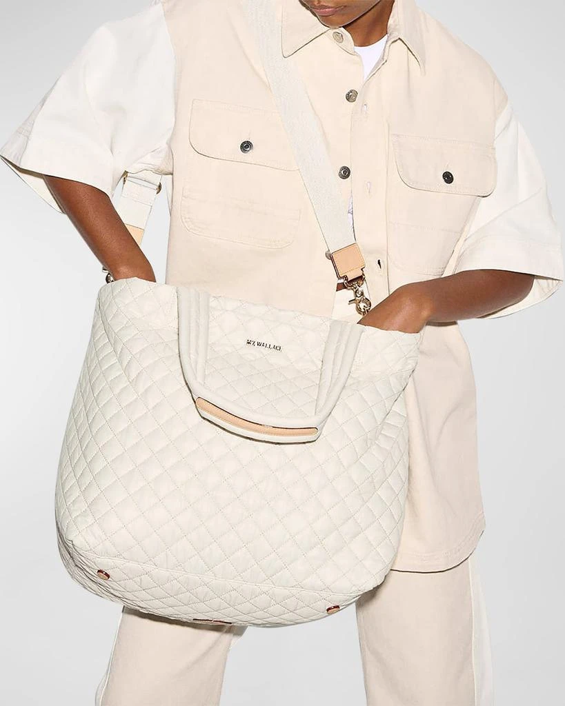 MZ Wallace Metro Deluxe Large Quilted Tote Bag 2