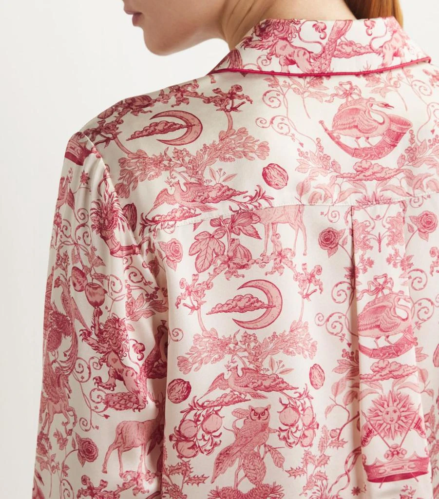 Harrods Silk Menagerie Print Pyjama Set 4