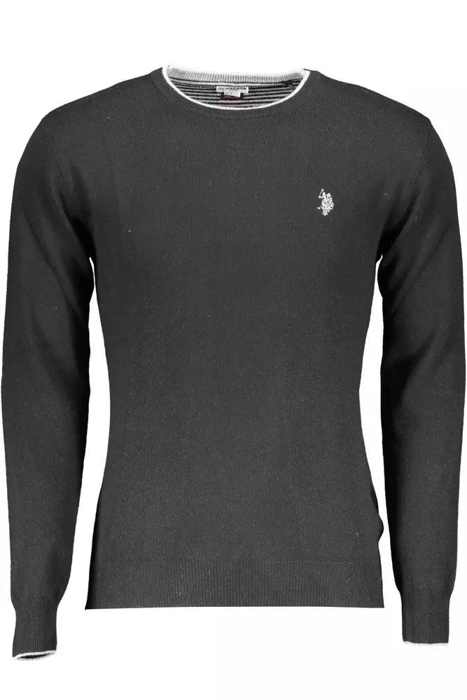U.S. POLO ASSN. Black Wool Men Sweater 1