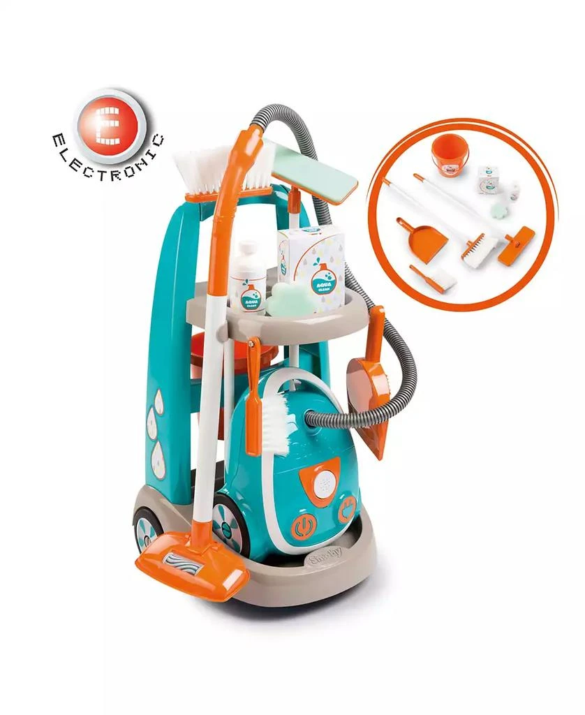 Smoby Toys Smoby Kids Cleaning Trolley Pretend Play Toy, 6 Pieces 1