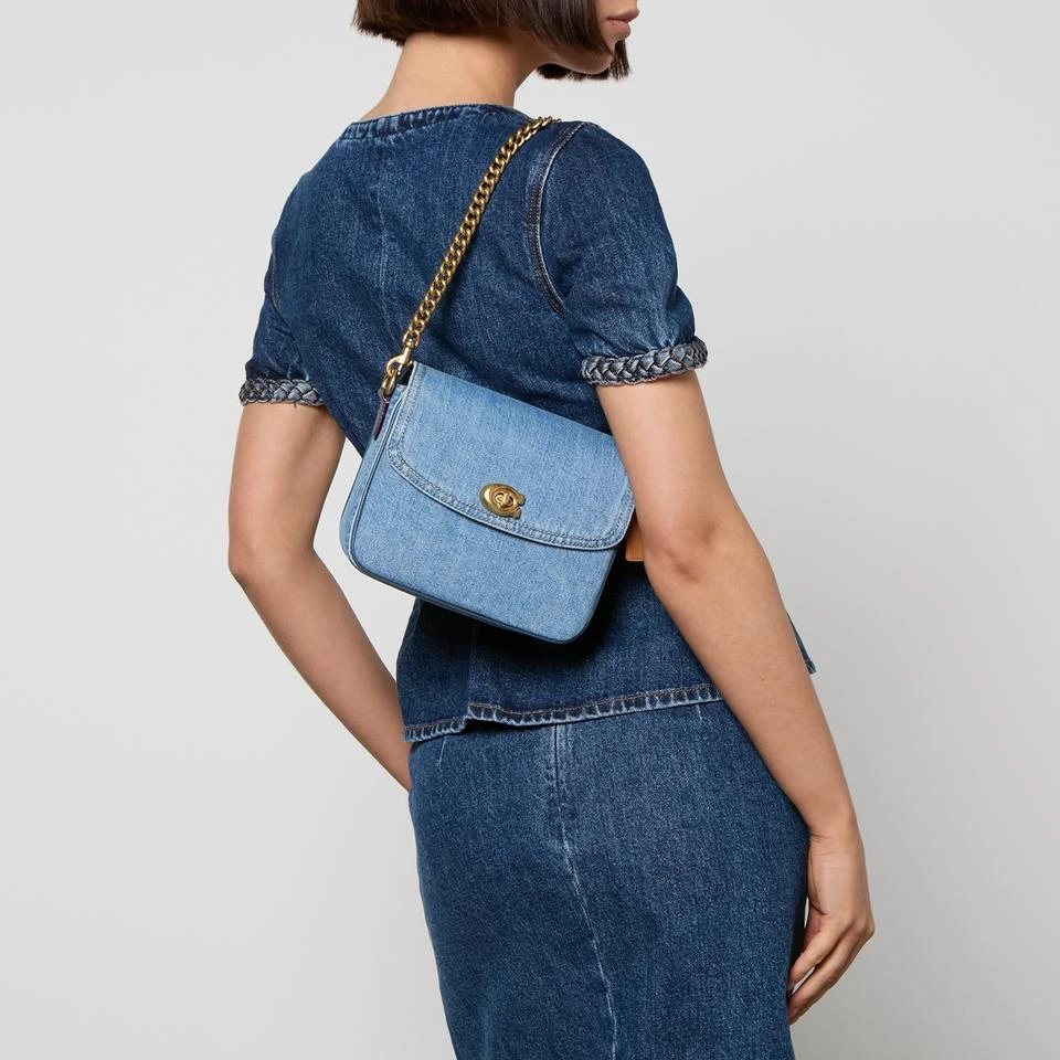 Coach Coach Cassie 19 Denim Crossbody Bag 2