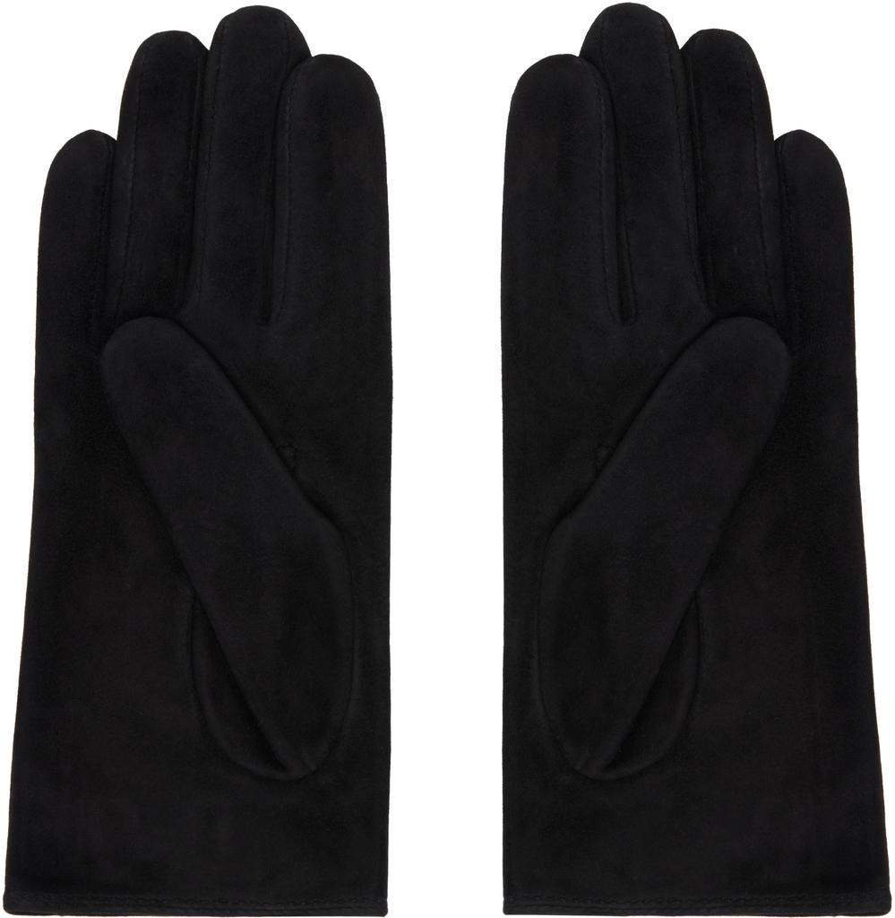 Handsome Stockholm Black Essentials Suede Gloves