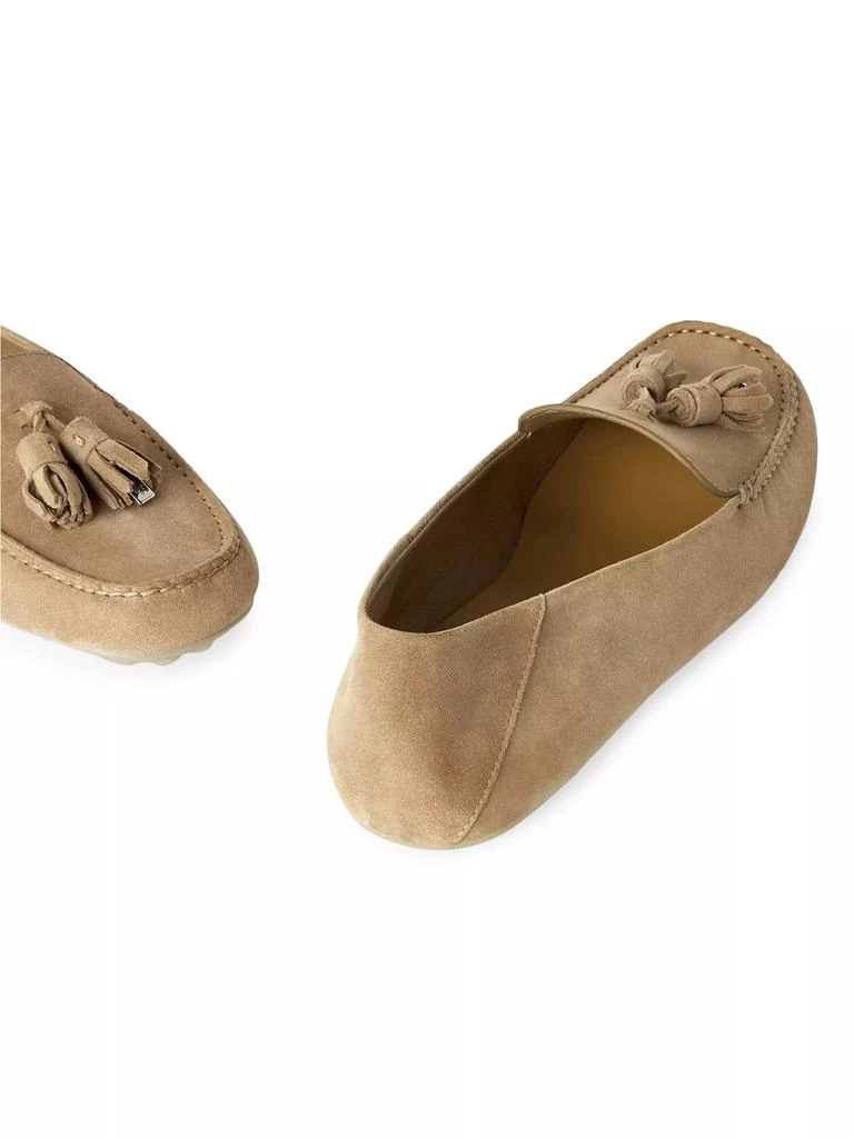 Loro Piana Dot Sole Leather Moccasin Loafers 6