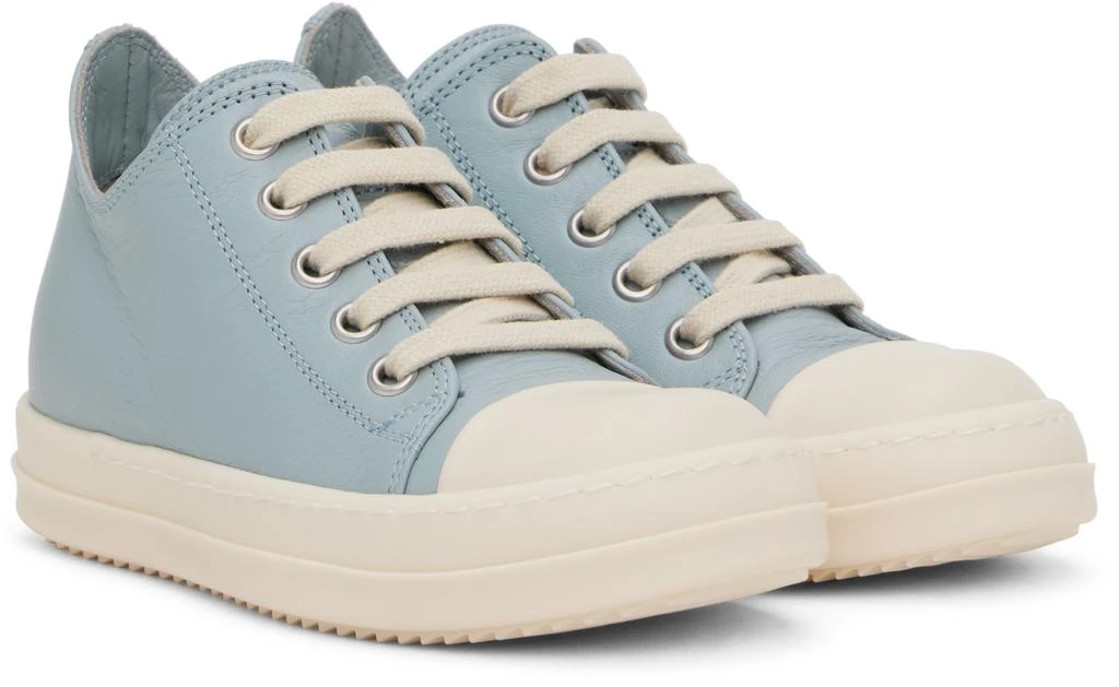 Rick Owens Kids Blue Porterville Low Sneaks Sneakers 4