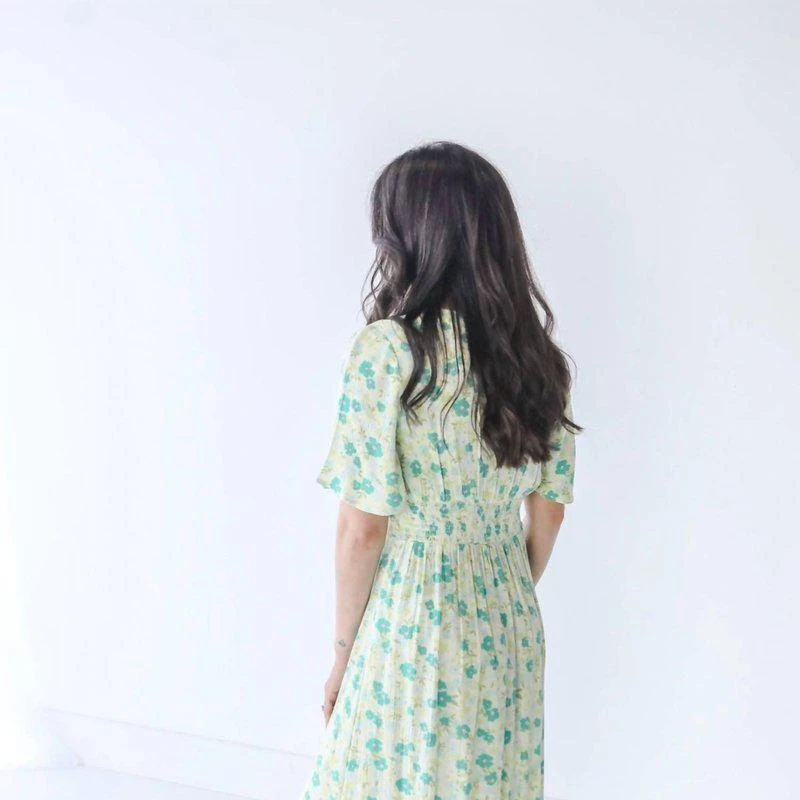 Billabong Your Girl Dress In Green 2