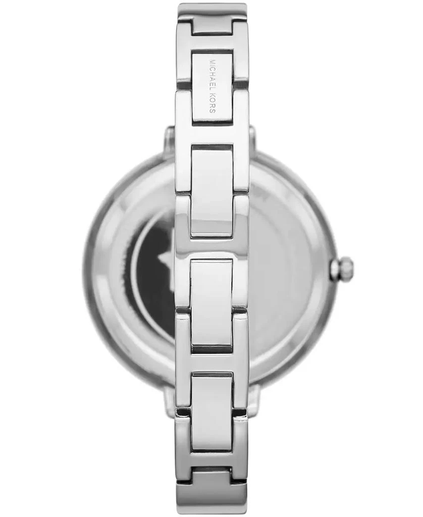 Michael Kors Women's Silver-Tone Half Bangle Bracelet Watch 38mm 3