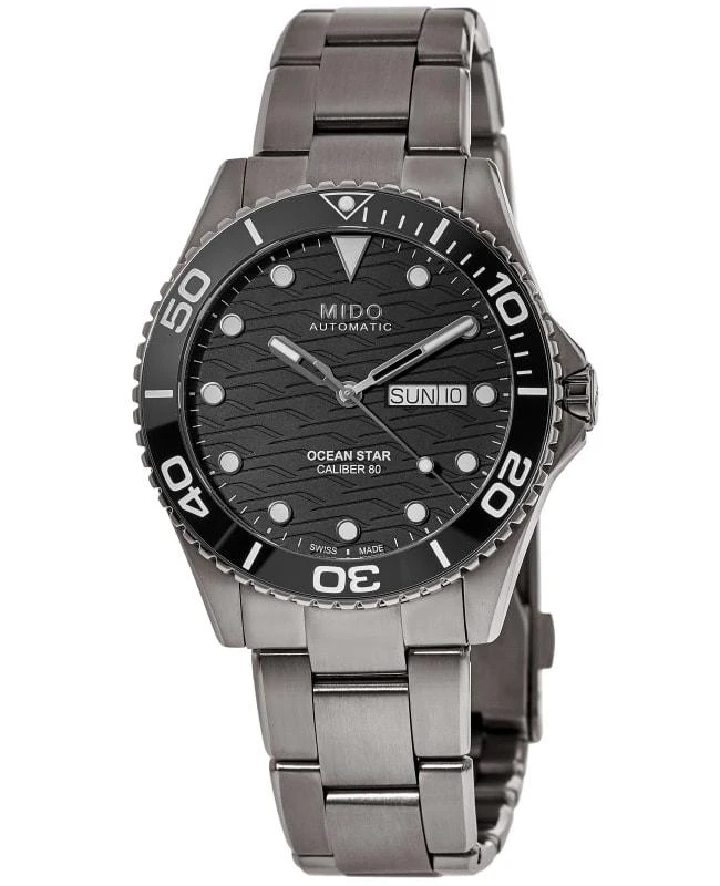 MIDO Mido Ocean Star 200 C Black Dial Titanium Men's Watch M042.430.44.051.00 1