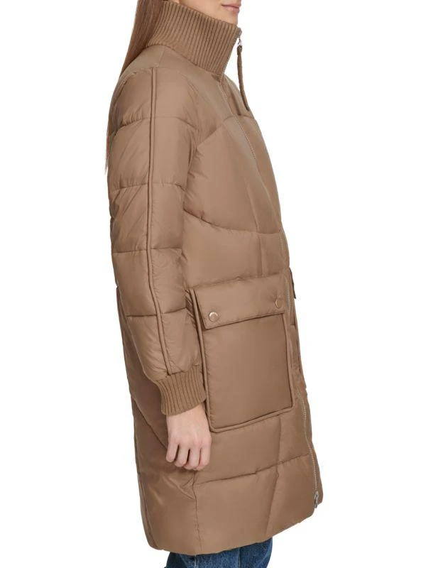 Andrew Marc Pavia Quilted Faux Down Hooded Puffer Jacket 3
