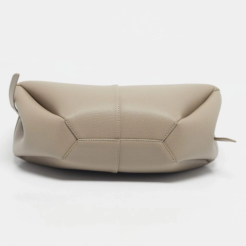 Polène Polène Grey Leather Mini Cyme Tote 6