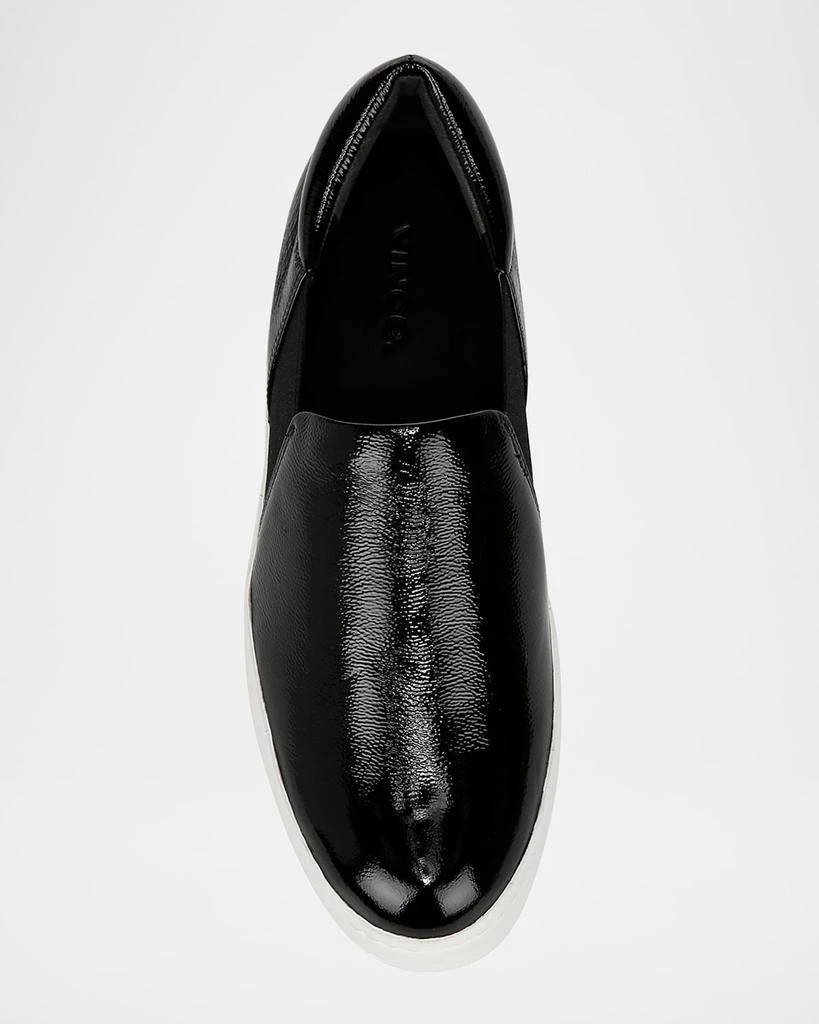 Vince Warren Leather Platform Slip-On Sneakers 4