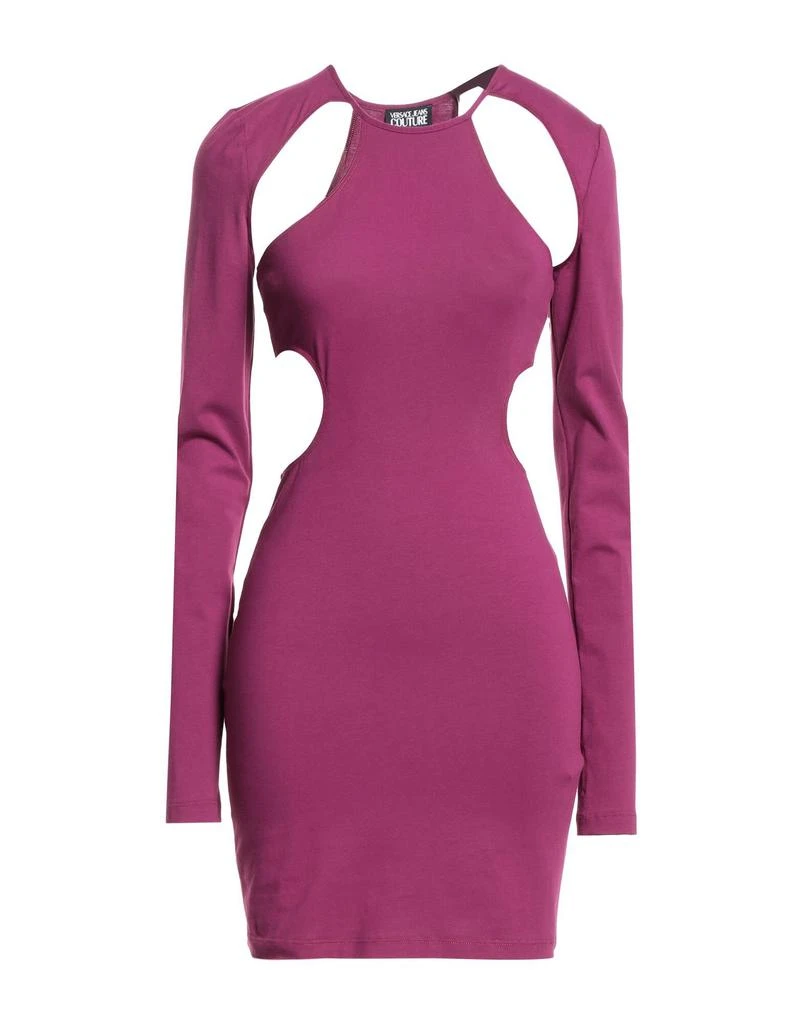 strapless open back dress Donatella Versace Red Off Shoulder 2024 Oscars After Party Dress