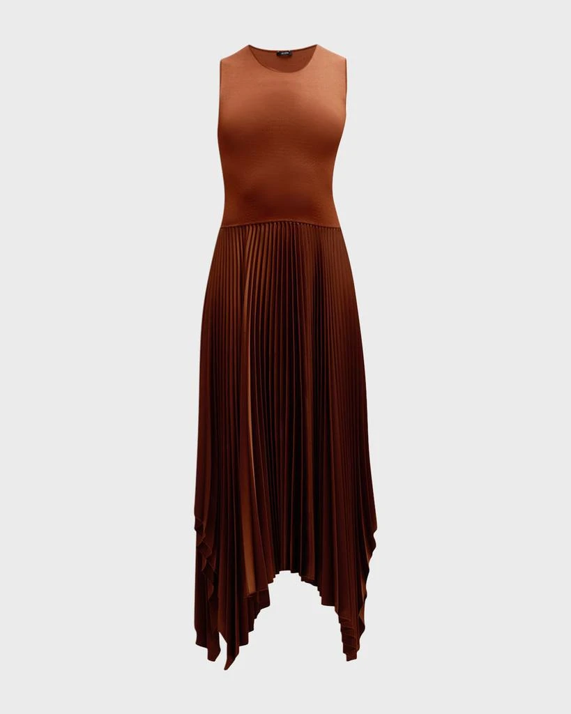 Joseph Dera Pleated Handkerchief Maxi Dress 2
