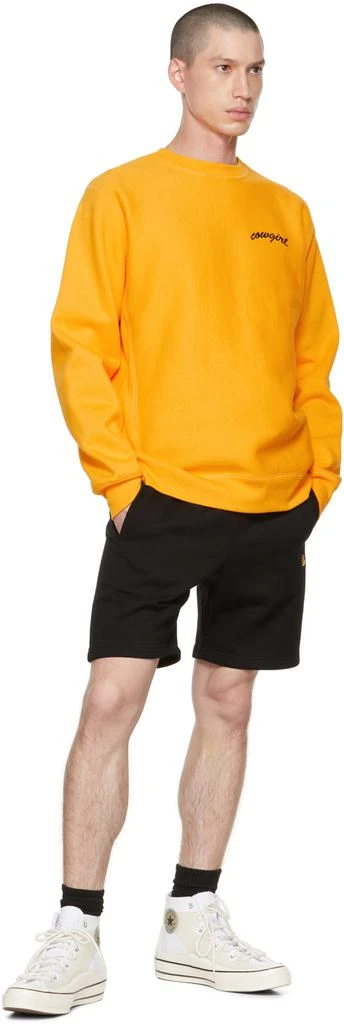 Cowgirl Blue Co Yellow Script Sweatshirt 4