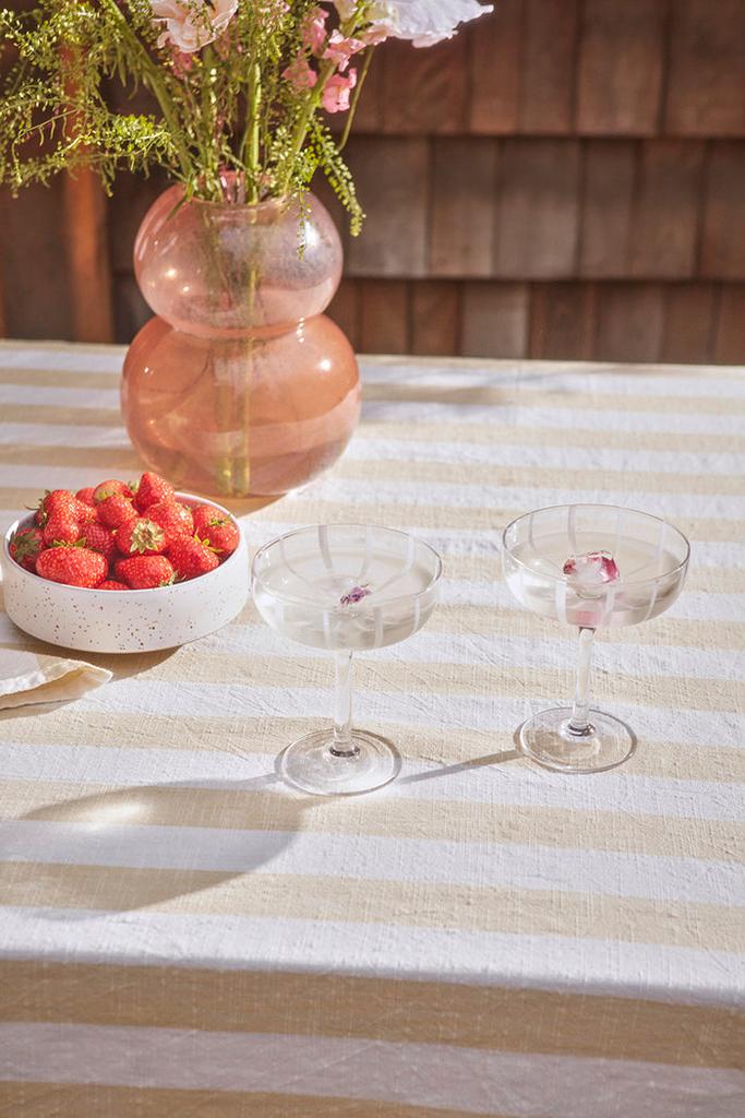 OYOY Living Design Lot De 2 Verres Blanc En Verres Ø11,5xH14cm