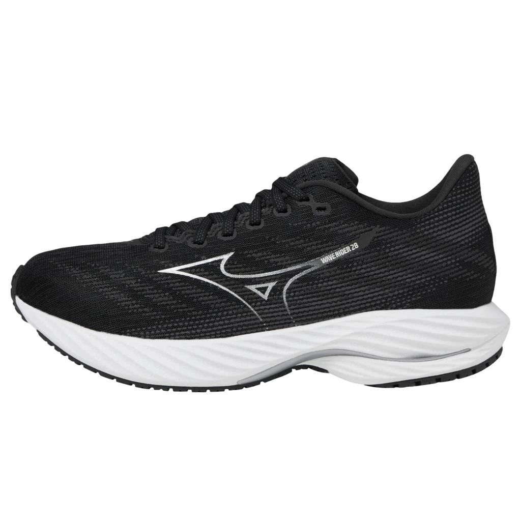 Mizuno Mizuno Wave Rider 28 Black / Silver  J1GC240402 Men's