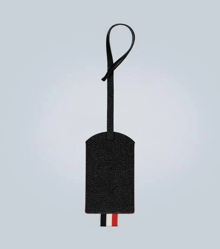Thom Browne Leather luggage tag 3