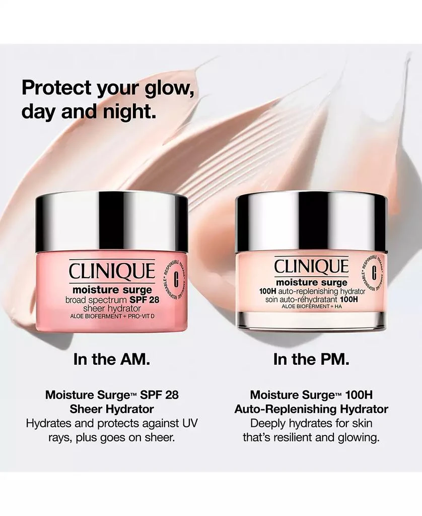 Clinique Moisture Surge™ 100H Auto-Replenishing Hydrator Gel Moisturizer with Hyaluronic Acid, 1-oz. 10