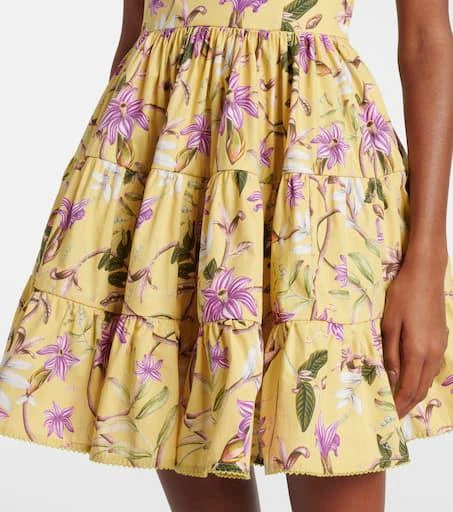 Agua by Agua Bendita Lima printed cotton minidress 5