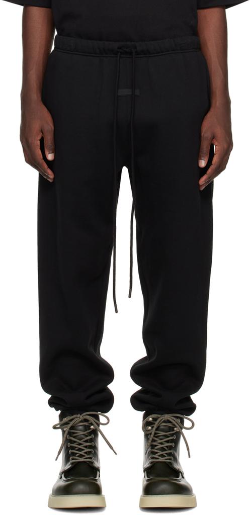 Fear of God ESSENTIALS Black Drawstring Sweatpants