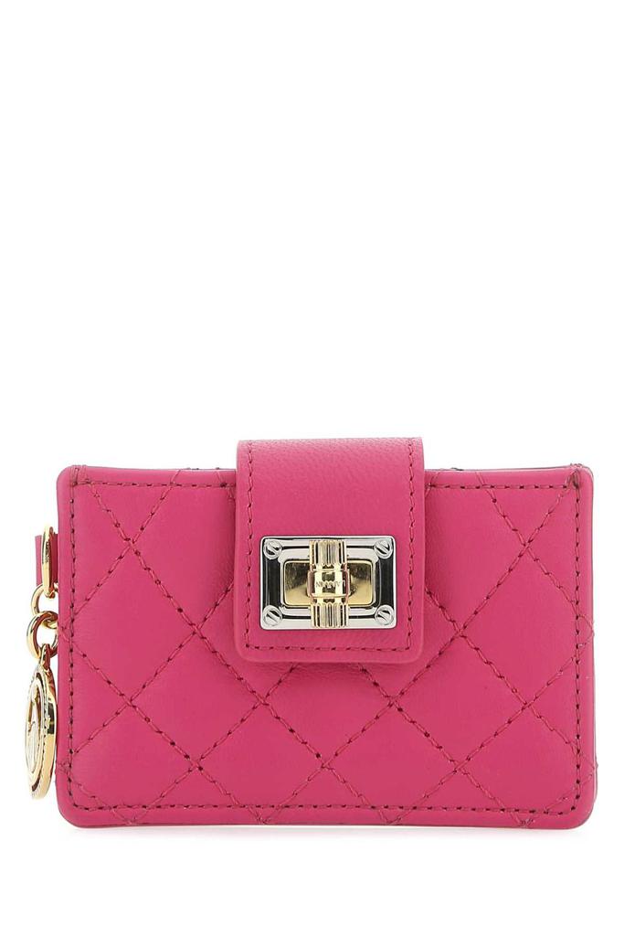 Lanvin BLACK CONCERTO ARPÈGE LEATHER CHAIN WALLET - Wallets