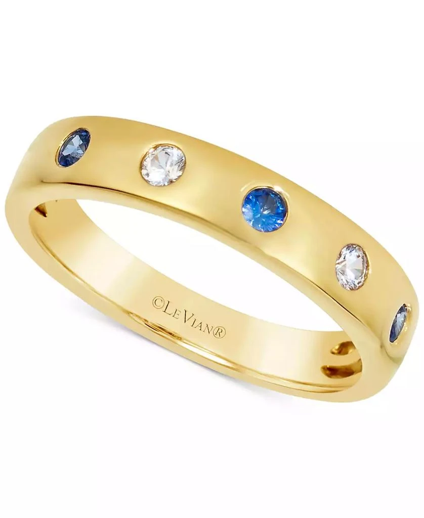 Le Vian Anywear Everywear® Blueberry Sapphire (1/6 ct. t.w.) or Pink Sapphire (1/6 ct. t.w.) & White Sapphire (1/10 ct. t.w.) Ring in 14k Honey Gold (also in rose gold and white gold) 1