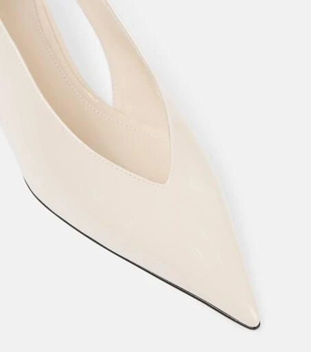 Totême Patent leather slingback wedges 5