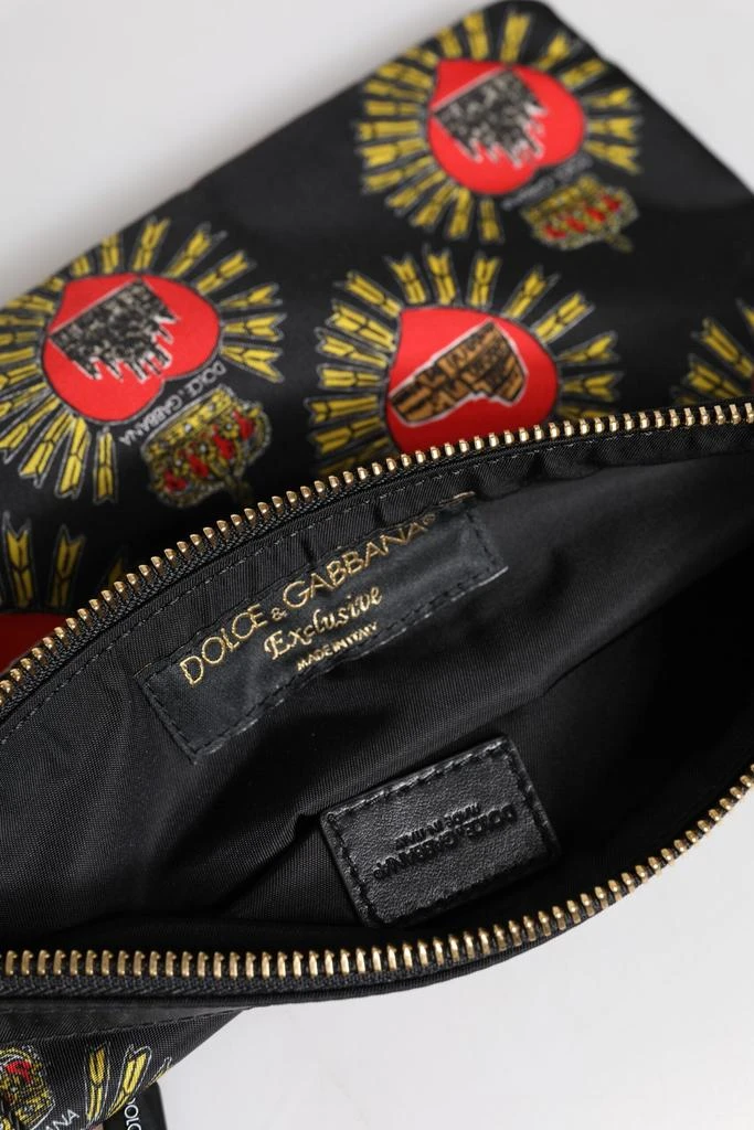 Dolce & Gabbana Nylon Sac Heart Clutch Pouch Women's Bag 5