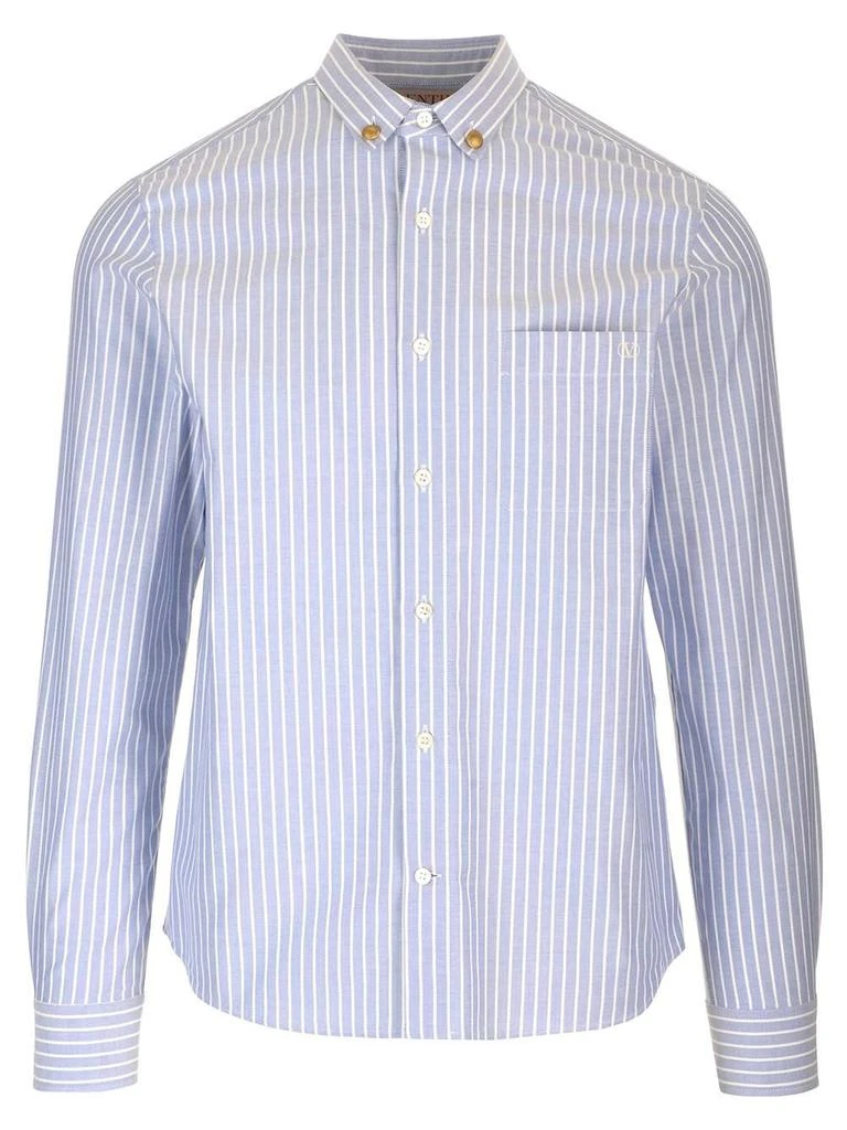Valentino Valentino Striped Button-Up Shirt from Cettire
