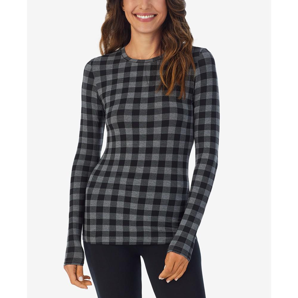 Cuddl Duds Softwear with Stretch Long-Sleeve Layering Top