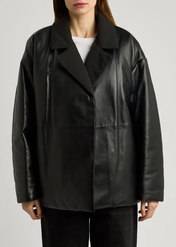 Arma Lara reversible padded leather jacket 6