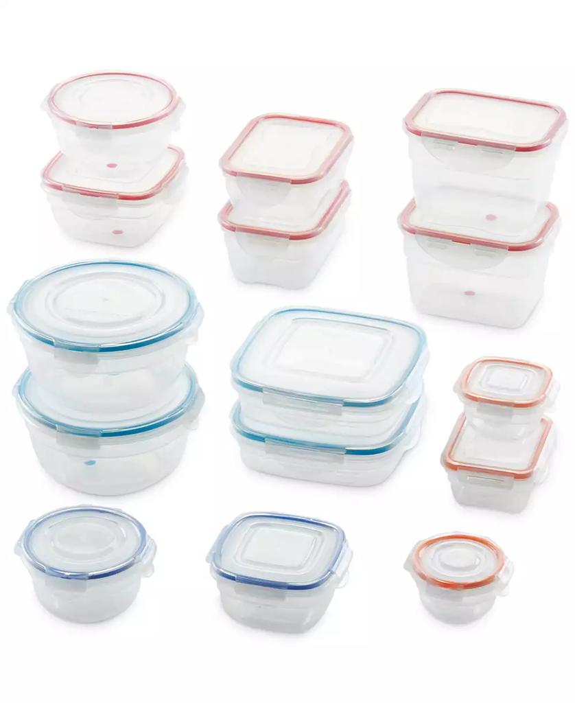 Lock & Lock Easy Essentials 30-Pc. Color Mates Storage Container Set