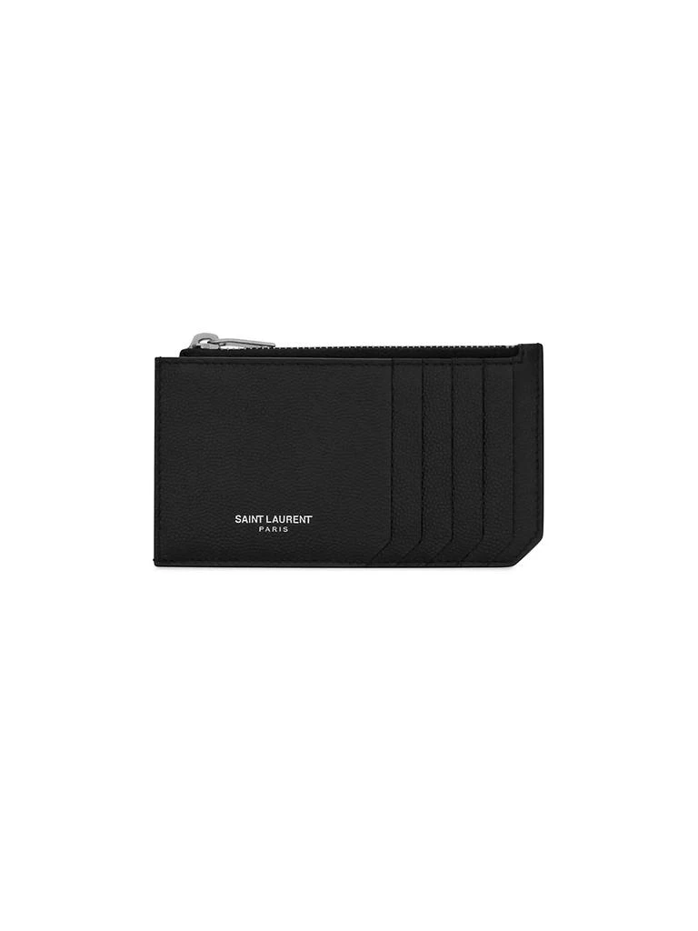 Yves Saint Laurent Fragments Zipped Card Case 1